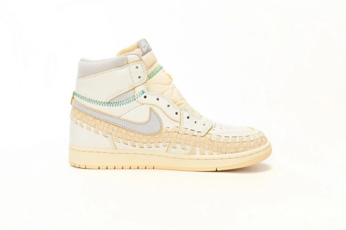 One Kick Bephie's Supply Jordan Union Woven Sail SP FD2565-100 1 High OG Retro Beauty 0727
